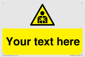 Custom Warning substance or mixture presenting a health hazard